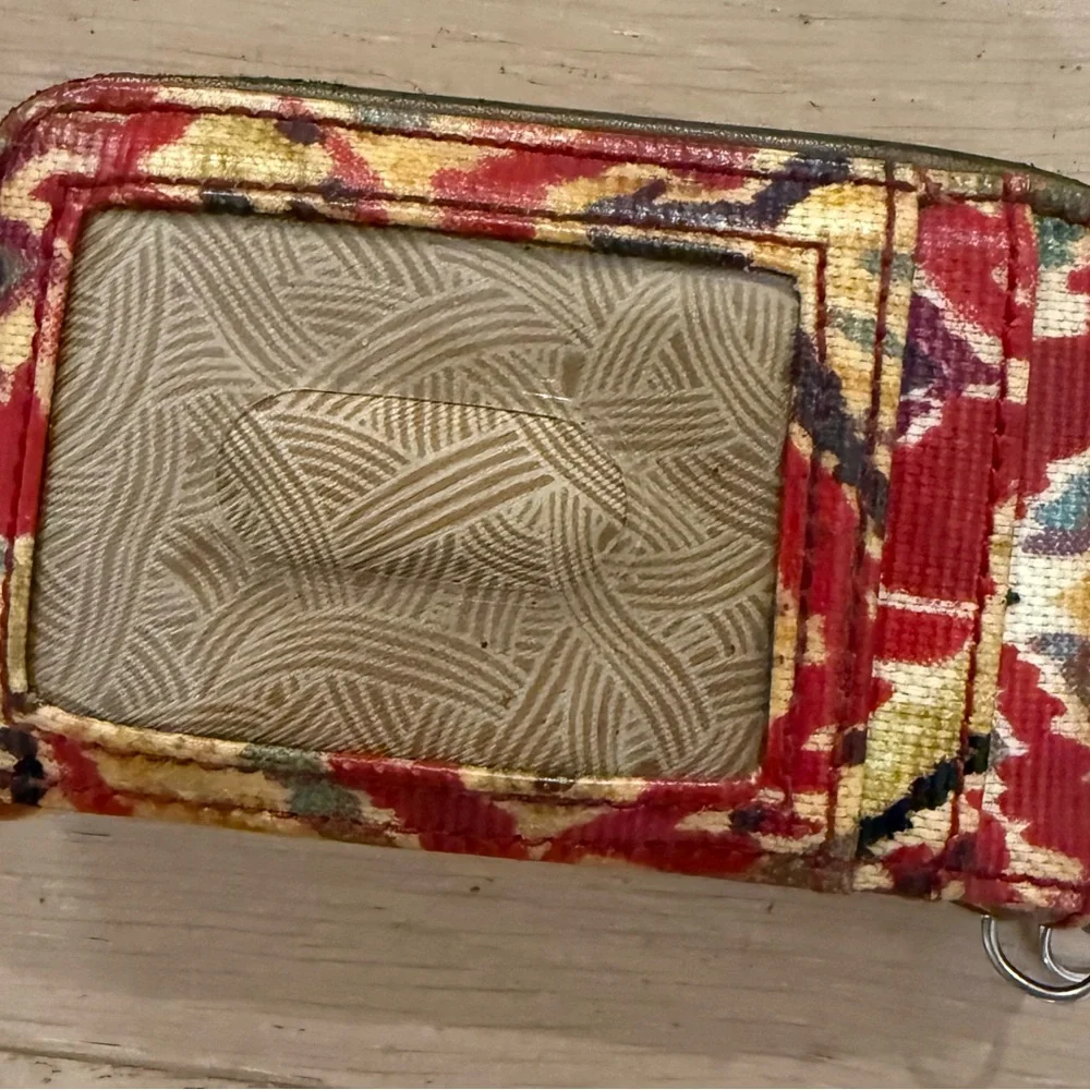 Sakroots Multicolor Tribal Zip Wallet - Red, Yellow, Blue - Picture 12 of 12